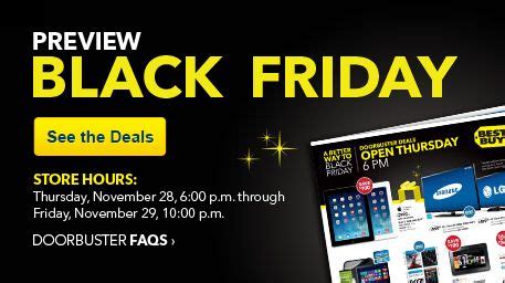 Best buy black friday hours - If you're wondering if Best Buy is open on Thanksgiving 2023, you've come to the right place. Here are the holiday hours, plus when it opens on Black Friday.